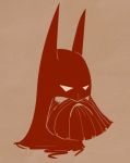  batman beard dc_comics facial_hair male manly mask monochrome profile solo vanja_mrgan 