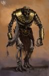  armor concept concept_art egyptian fantasy giant skeleton skull sword undead warhammer 