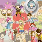  afro blonde_hair boney brown_hair claus duster flint flower hinawa ionia kumatora lucas mother_(game) mother_3 mr.saturn old orange_hair pink_hair porky_minch salsa samba sunflower ultimate_chimera yoshikoshi 