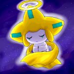  jirachi night pokemon sleep stars 