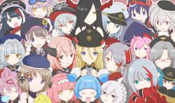  >_< 6+girls :d admiral_graf_spee_(azur_lane) azur_lane bare_shoulders beret bismarck_(azur_lane) black_hat blonde_hair blue_eyes blue_hair blue_hat brown_hair closed_eyes commentary_request cross deutschland_(azur_lane) double_v eyewear_on_headwear friedrich_der_grosse_(azur_lane) funanico fur_trim gloves goggles goggles_on_head gold_trim graf_zeppelin_(azur_lane) green_eyes grey_eyes grey_hair hair_between_eyes hair_ornament hair_over_one_eye hairpin hat headgear highres horns iron_cross koeln_(azur_lane) long_hair long_hair_between_eyes long_sleeves looking_at_viewer manjuu_(azur_lane) mechanical_horns medium_hair military_hat multicolored_hair multiple_girls one_eye_closed open_mouth orange_eyes peaked_cap pink_hair prinz_eugen_(azur_lane) purple_hair rectangular_eyewear red_eyes red_horns red_scarf red_streaks roon_(azur_lane) scarf short_hair short_twintails sleeping sleeves_past_fingers sleeves_past_wrists smile squeans steel_(azur_lane) streaked_hair tirpitz_(azur_lane) twintails u-101_(azur_lane) u-110_(azur_lane) u-556_(azur_lane) u-557_(azur_lane) u-81_(azur_lane) u-96_(azur_lane) v violet_eyes white_gloves white_hat white_scarf white_streaks xd yellow_eyes z1_leberecht_maass_(azur_lane) z23_(azur_lane) z26_(azur_lane) z35_(azur_lane) z46_(azur_lane) 
