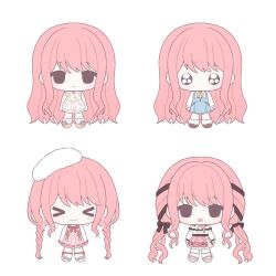  >_< 4girls :o absurdly_long_hair ankle_socks bare_arms bare_shoulders beret black_bow black_ribbon bloom_poetry_(shining_nikki) blue_skirt bow bow_choker bow_legwear bowtie braid brown_eyes brown_shoes center_frills chibi chinese_commentary choker closed_mouth clothes_writing collared_shirt commentary_request cross-laced_clothes cross-laced_dress dress dress_bow dress_ribbon earrings eyelashes flat_color floral_print flower flower_necklace frilled_shirt frilled_skirt frilled_sleeves frills fur_hat hair_bow hair_ribbon happy hat high-waist_skirt highres infinity_nikki jewelry kneehighs layered_skirt light_blush loafers long_hair long_sidelocks long_sleeves low_twin_braids low_twintails mary_janes medium_dress miniskirt miracle_nikki multiple_girls multiple_persona necklace nervous nikki_(nikki) nikki_(series) nikki_up2u2:_world_traveller off-shoulder_shirt off_shoulder open_mouth parted_lips perfect_start_(infinity_nikki) pinafore_dress pink_bow pink_bowtie pink_choker pink_dress pink_hair pink_shoes pink_skirt pleading_eyes pleated_dress pleated_skirt pocket print_shirt print_skirt puffy_long_sleeves puffy_sleeves red_bow red_bowtie red_ribbon ribbon rose_print shining_nikki shirt shoes sidelocks simple_background skirt skirt_set sleeveless sleeveless_dress sleeveless_shirt sleeves_past_wrists smile snowflake_earrings snowflake_print socks standing straight-on suspender_skirt suspenders tress_ribbon twin_braids twintails very_long_hair wavy_hair wavy_mouth white_background white_hat white_shirt white_shoes white_skirt white_socks yebmel yellow_bow yellow_bowtie 