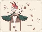  1girl animal_ears cat_ears cat_tail kaenbyou_rin kuromari_(runia) multiple_tails red_eyes redhead solo tail touhou twin_drills 