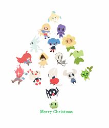  ahoge annotation_request ao_oni arthropod_girl artist_name artistic_error bald bendy_straw black_eyes black_hair black_shirt black_shoes blonde_hair blue_hair brown_pants brown_shoes celeste_(video_game) character_counter_request character_request chibi chibi_only chinese_commentary cloak closed_mouth clover coat colored_skin commentary_request copyright_request crossover cup cuphead cuphead_(game) double-parted_bangs drinking_straw english_text film_grain flower frown full_body grey_cloak hair_between_eyes hands_on_own_hips henry_stickmin henry_stickmin_(series) highres hightguy holding holding_clover hollow_eyes hollow_knight hollow_knight:_silksong hood hood_up hooded_coat horned_mask hornet_(hollow_knight) knight_(hollow_knight) leaf little_nightmares long_hair long_sleeves looking_ahead looking_at_object looking_at_viewer madeline_(celeste) mask merry_christmas multiple_crossover no_mouth object_head pants partially_annotated peashooter_(plants_vs._zombies) plant plants_vs._zombies pokemon pokemon_(creature) purple_skin rain_world red_cloak red_hair red_pants red_shoes red_shorts sal_fisher sally_face shirt shoes short_hair short_twintails shorts siblings simple_background six_(little_nightmares) solid_oval_eyes stick_figure sunflower sunflower_(plants_vs._zombies) the_oni_(ao_oni) twintails uneven_eyes very_long_hair white_background white_mask yellow_coat |_| 