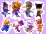  chibi devil frankenstein&#039;s_monster_(cosplay) giorno_giovanna halloween higashikata_jousuke higashikata_jousuke_(jojolion) jack-o&#039;-lantern johnny_joestar jojo_no_kimyou_na_bouken jojolion jonathan_joestar joseph_joestar_(young) kuujou_jolyne kuujou_joutarou monoheiya skeleton steel_ball_run vampire werewolf witch 