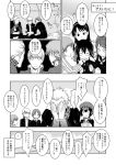  amagi_yukiko blush comic hanamura_yousuke kujikawa_rise monochrome narukami_yuu persona persona_4 satonaka_chie school_uniform shirogane_naoto short_hair tatsumi_kanji translation_request yukichiro 