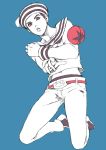  1boy black_hair bubble chonorin hat higashikata_jousuke_(jojolion) jojo_no_kimyou_na_bouken jojolion red_eyes sailor solo 