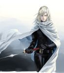  belt blonde_hair cloak indesign katana ninja onepunch_man sword tagme weapon 