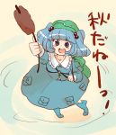  1girl blue_hair hat kawashiro_nitori komaku_juushoku short_hair touhou twintails 