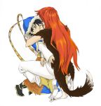  fur hug long_hair naoayatugu redhead shut_hell shut_hell_(character) yurul 