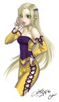  blonde_hair celes_chere detached_sleeves final_fantasy final_fantasy_vi goh green_eyes long_hair open_mouth solo 