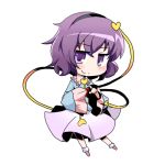  chibi kari_(karinimooreha) komeiji_satori lowres purple_eyes purple_hair touhou 
