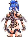  ass back blue_hair kos-mos kos-mos_(archetype) long_hair virtues xenosaga 