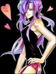  dress faris_scherwiz final_fantasy final_fantasy_v hair_over_one_eye long_hair purple_hair solo violet_eyes ygo-qch 