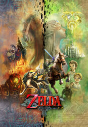  3girls 3others 5boys :o absurdres all_fours arm_up armor arms_at_sides bare_shoulders beard belt black_armor black_skin blonde_hair blue_eyes blue_gem boots breastplate broken broken_chain brown_boots brown_gloves brown_hair castle chain chainmail child circlet claws clenched_hands closed_eyes closed_mouth colin_(zelda) colored_sclera colored_skin cuffs demon_girl dual_persona earrings eldin_(twilight_princess) epona evil_smile facial_hair fake_horns faron_(twilight_princess) fingerless_gloves full_body furrowed_brow ganondorf gem gloves glowing glowing_eyes gradient_hair green_eyes green_hat green_tunic grey_helmet grey_pants grey_skin hair_intakes hand_up happy hat head_back head_chain helmet hero's_shade highres holding holding_shield holding_sword holding_weapon horned_helmet horns horse jewelry knee_boots lanayru_(twilight_princess) layered_sleeves link long_hair long_sleeves looking_afar looking_at_viewer looking_to_the_side master_sword midna midna_(true) multicolored_hair multicolored_skin multiple_boys multiple_girls multiple_others nakano_yusuke navel neon_trim official_art one_eye_covered open_mouth orange_gem orange_hair orb ordona outstretched_arm pants parted_lips pointy_ears ponytail princess_zelda purple_lips rearing red_eyes red_hair reins riding saddle sash shackles shadow_beast sharp_teeth sheath shield shield_on_back shirt short_hair short_over_long_sleeves short_sleeves shoulder_armor sidelocks single_earring single_vambrace sitting skeleton sleeveless sleeveless_shirt smile split_theme standing stomach swept_bangs sword teeth the_legend_of_zelda the_legend_of_zelda:_twilight_princess thick_eyebrows third-party_source tunic two-tone_skin u_u undershirt v-shaped_eyebrows vambraces weapon white_shirt wolf wolf_link yellow_eyes yellow_gem yellow_sclera zant 