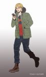  1boy alternate_costume fuu_(pixiv502572) mike_zakarius phone shingeki_no_kyojin 