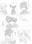  comic hatsune_miku kurosu_(nyakelap) monochrome nyakelap original rolling_girl_(vocaloid) school_uniform twintails 