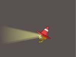  animated animated_gif artist_request mighty_no._9 pylon_enemy robot traffic_cone 