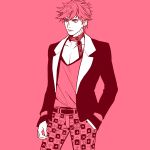  1boy collar genderswap ginmu jacket jojo_no_kimyou_na_bouken short_hair solo trish_una 