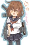  1girl ikazuchi_(kantai_collection) kantai_collection personification solo 