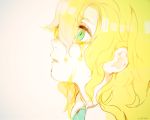  1girl blonde_hair face green_eyes ib mary_(ib) solo souno_kazuki tears wavy_hair 