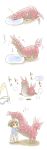  1boy comic height_difference kyouhei_(pokemon) lena18 pokemon pokemon_(creature) pokemon_(game) pokemon_bw2 scolipede sleeping 