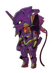  achako_(badendo) chibi eva_01 highres mecha neon_genesis_evangelion no_humans simple_background white_background 