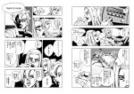  car comic jojo_no_kimyou_na_bouken leone_abbachio monochrome motor_vehicle pannacotta_fugo tatsubuchi_(todoiru) translation_request vehicle 