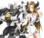  animal_ears animal_tail armored_core armored_core:_for_answer bell breasts collar cow cow_ears cow_tail ear_ring erect_nipple girl horns mecha sideboob 
