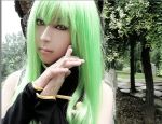  beauty cc chinese code_geass cosplay green_hair photo real 