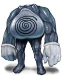  arugeri gloves muscle pokemon pokemon_(creature) poliwrath realistic solo spiral 