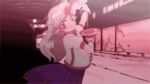  animated animated_gif blonde_hair blush blush_stickers chains gif horns hoshiguma_yuugi oni skirt star subterranean_animism touhou touhou_anime_project 