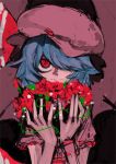  hands hat lowres red_eyes remilia_scarlet tima touhou 