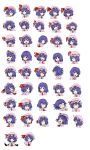  &gt;_&lt; 1girl blue_hair blush crying crying_with_eyes_open expressions hat highres looking_at_viewer red_eyes remilia_scarlet smile solo soukou_sama_shugyouchuu tears touhou 