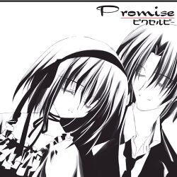  1boy 1girl 2000s_(style) closed_eyes highres monochrome motoyon non-web_source 