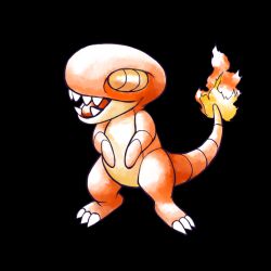  alien_(series) bilingual_commentary charmander claws english_commentary fire flame-tipped_tail french_commentary full_body fusion mixed-language_commentary no_humans open_mouth pokemon pokemon_(creature) sharp_teeth simple_background solo sugimori_ken_(style) tail teeth transparent_background xenomorph zombixel 