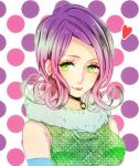  celia_mae green_eyes lipstick makeup monsters_inc. personification purple_hair red_lipstick short_hair yokotn 