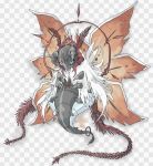  bokuhitu checkered checkered_background no_humans pokemon pokemon_(creature) solo volcarona white_hair wings 