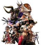  alisa_boskonovich anna_williams baek_doo_san bald beard bryan_fury craig_marduk facial_hair fighting fighting_stance hwoarang junny kazama_jin ling_xiaoyu mishima_jinpachi muscle nina_williams panda panda_(tekken) school_uniform serafuku shirtless source_request tagme tattoo tekken tekken_tag_tournament_2 true_ogre unknown_(tekken) 