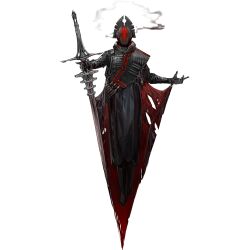  1other arknights artist_request black_cloak black_coat cloak coat covered_face floating full_body helmet highres holding holding_sword holding_weapon official_art outstretched_arms red_cloak smoke solo spread_arms straight-on sword tachi-e third-party_source transparent_background two-tone_cloak ursus_war_casters_(arknights) weapon 