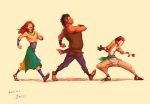  2013 3boys adult chacckco child disney gjinka hakuna_matata humanization long_hair personification pumbaa sandals short_hair simba tagme the_lion_king timon_(lion_king) 