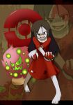  blood corpse_party dress poke_ball pokeball_symbol pokemon red_dress shan_grila shinozaki_sachiko spiritomb zoom_layer 