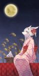  final_fantasy final_fantasy_ix freya_crescent japanese_clothes kimono moon night 
