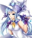  1girl blue_eyes blue_hair fi-san hat hatsune_miku highres long_hair magical_girl solo vocaloid yuki_miku 