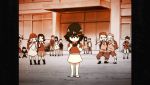  age_progression animated animated_gif black_hair kill_la_kill matoi_ryuuko school_uniform tagme 