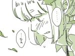  1girl comic face fujiwara_no_mokou mitsumoto_jouji solo suspenders touhou translation_request 