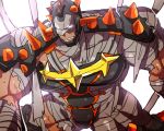  1boy armor gamagoori_ira kill_la_kill male muscle roco617 scourge_regalia solo spikes 