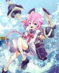  kantai_collection mecha_musume nenohi_(kantai_collection) open_mouth pink_hair tagme 