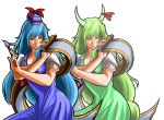  ex-keine hokuto_no_ken kamishirasawa_keine mamiya parody style_parody touhou 