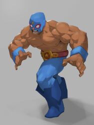 1boy absurdres brawl_stars commentary el_primo_(brawl_stars) english_commentary highres luchador luchador_mask mask muscular muscular_male